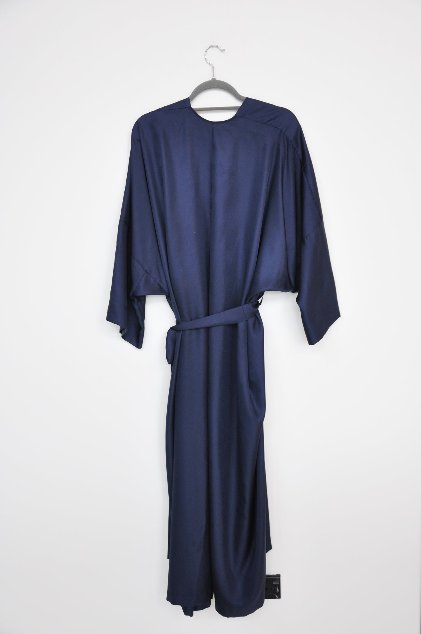 Gloria Silk Robe - blue