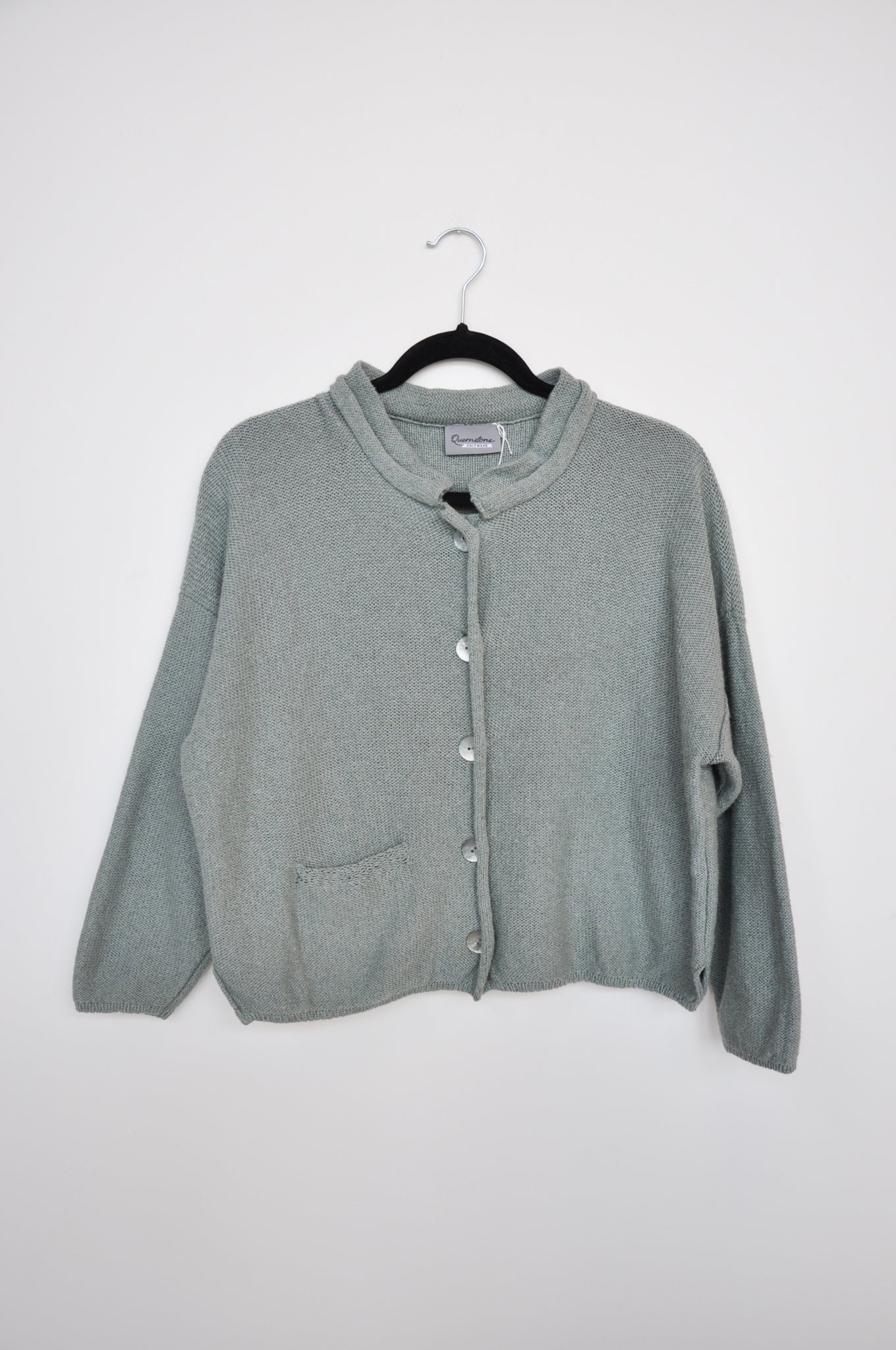 Quernstone Cardigan - Sage Green