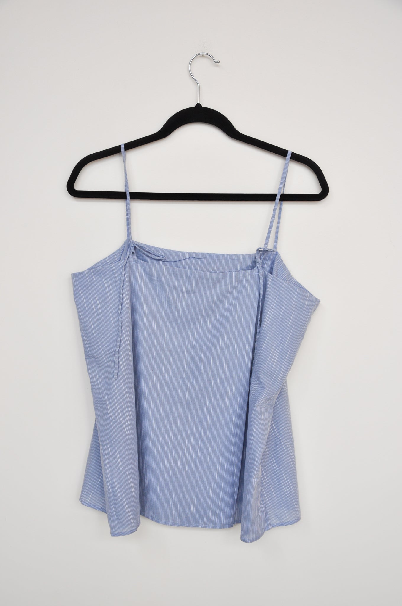 Kowtow Dusk Singlet  - Pale Blue Stripe