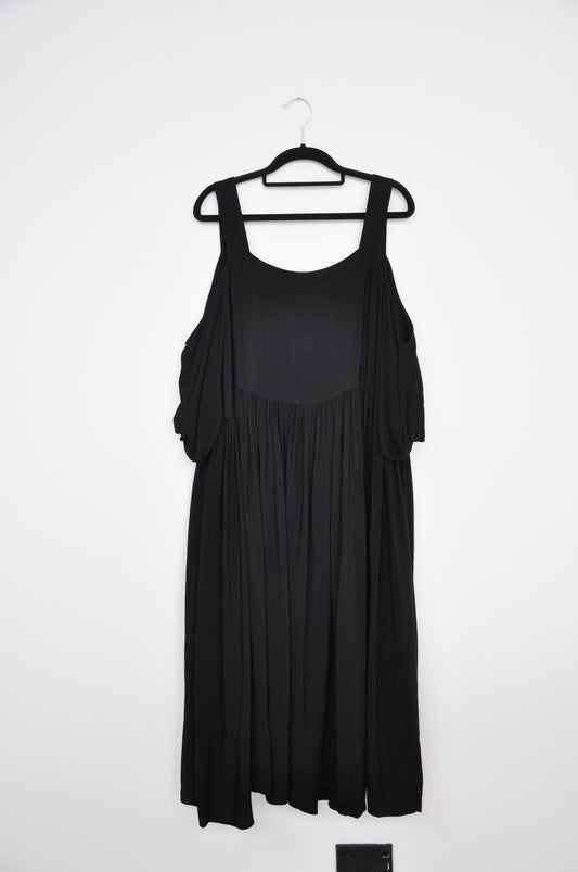 Jimmy D Cold Shoulder Dress - Black