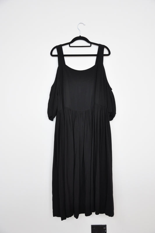 Jimmy D Cold Shoulder Dress - Black