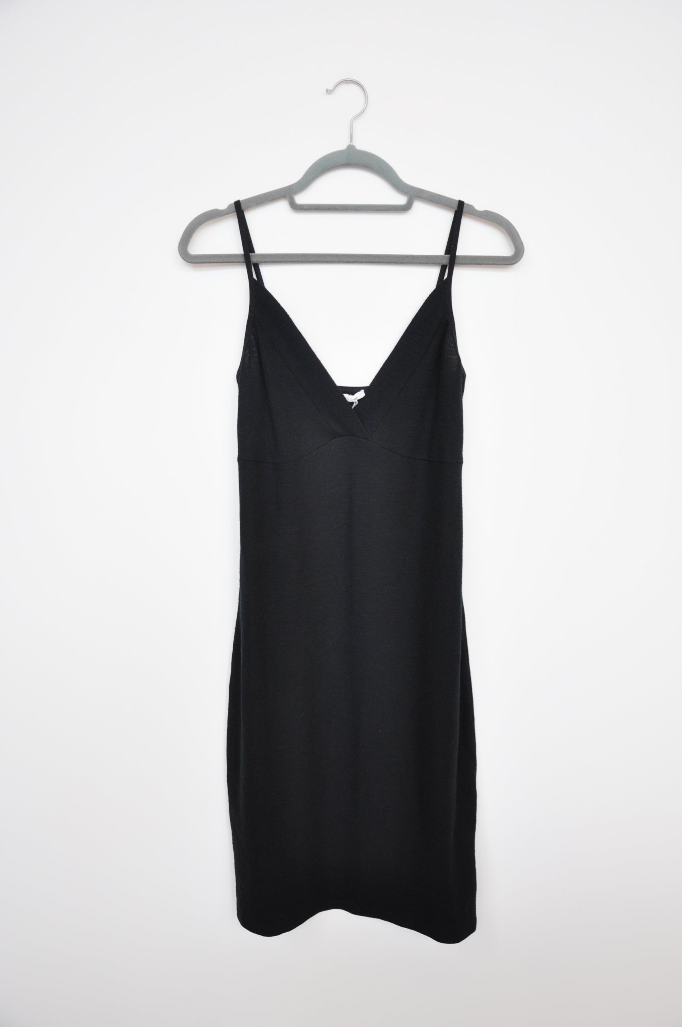 Juliette Hogan Merino Slip Dress - Black