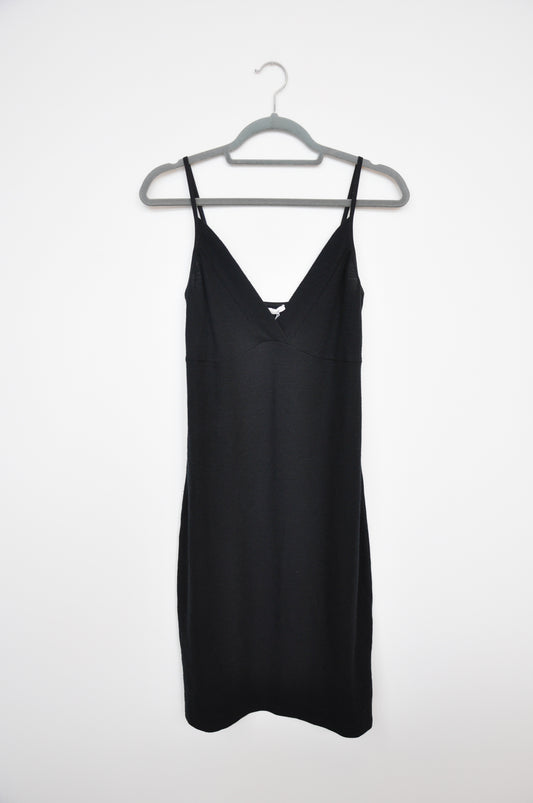 Juliette Hogan Merino Slip Dress - Black