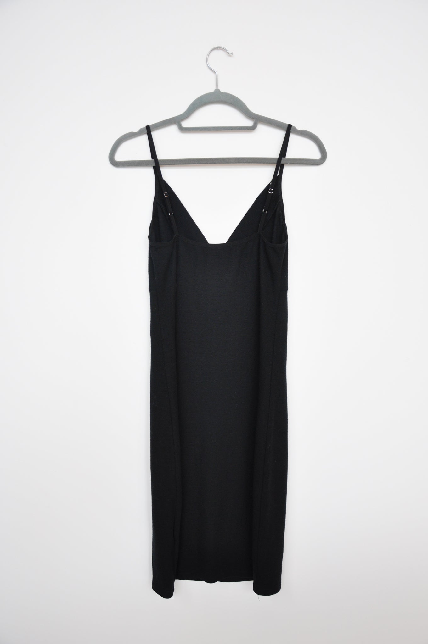 Juliette Hogan Merino Slip Dress - Black