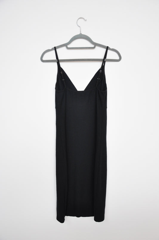 Juliette Hogan Merino Slip Dress - Black