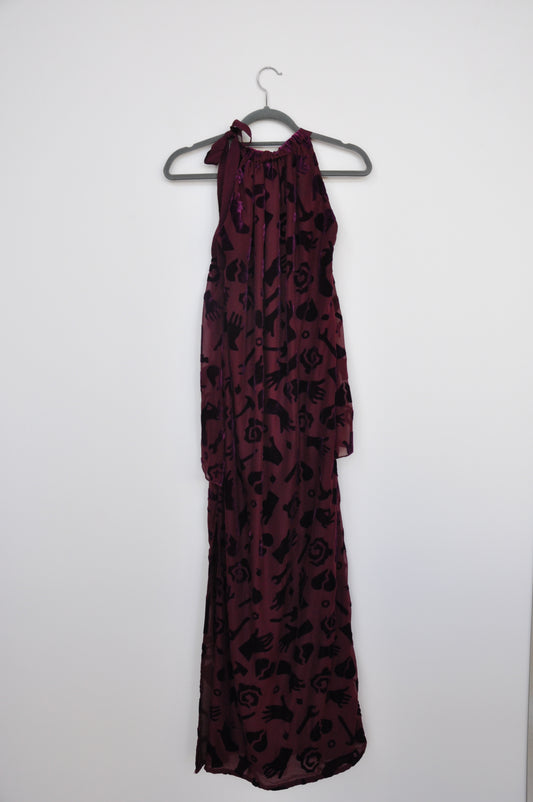 Karen Walker Halter Dress - purple