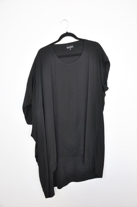 Miss Crabb Asymmetrical Dress - black