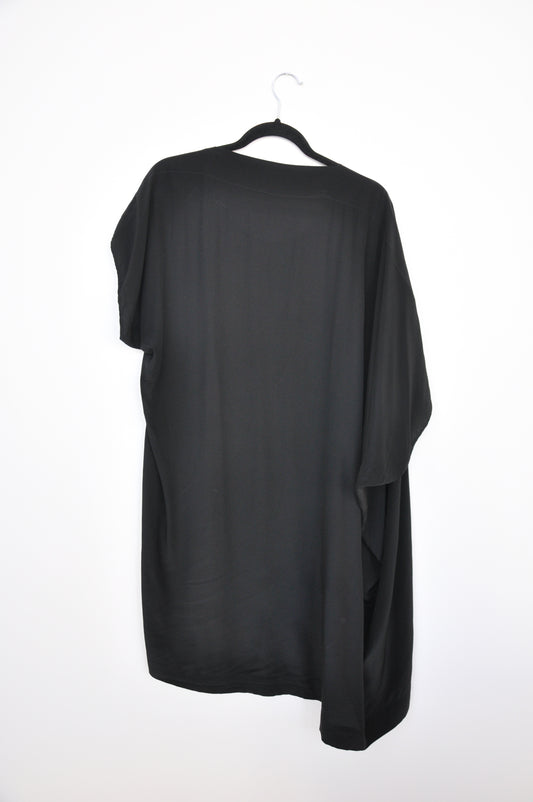 Miss Crabb Asymmetrical Dress - black