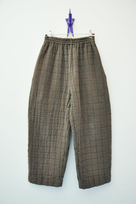 Cawley Quilted Trousers - brown