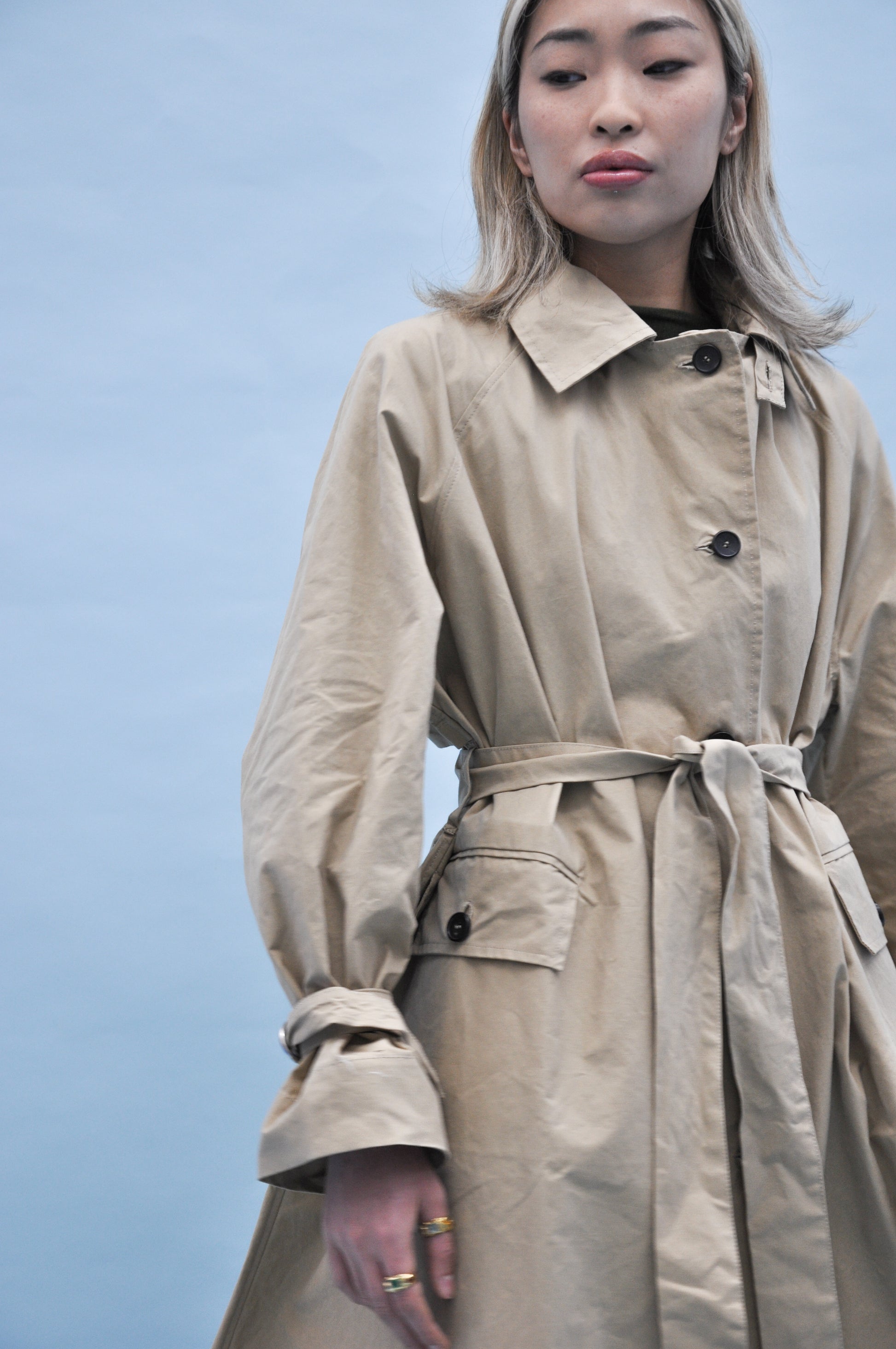 Trench oilskin sale