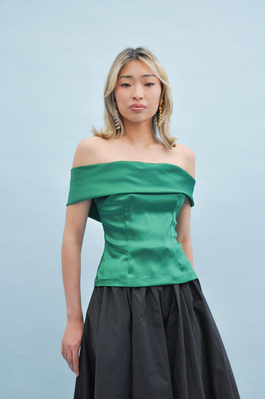 Luther Top in Emerald