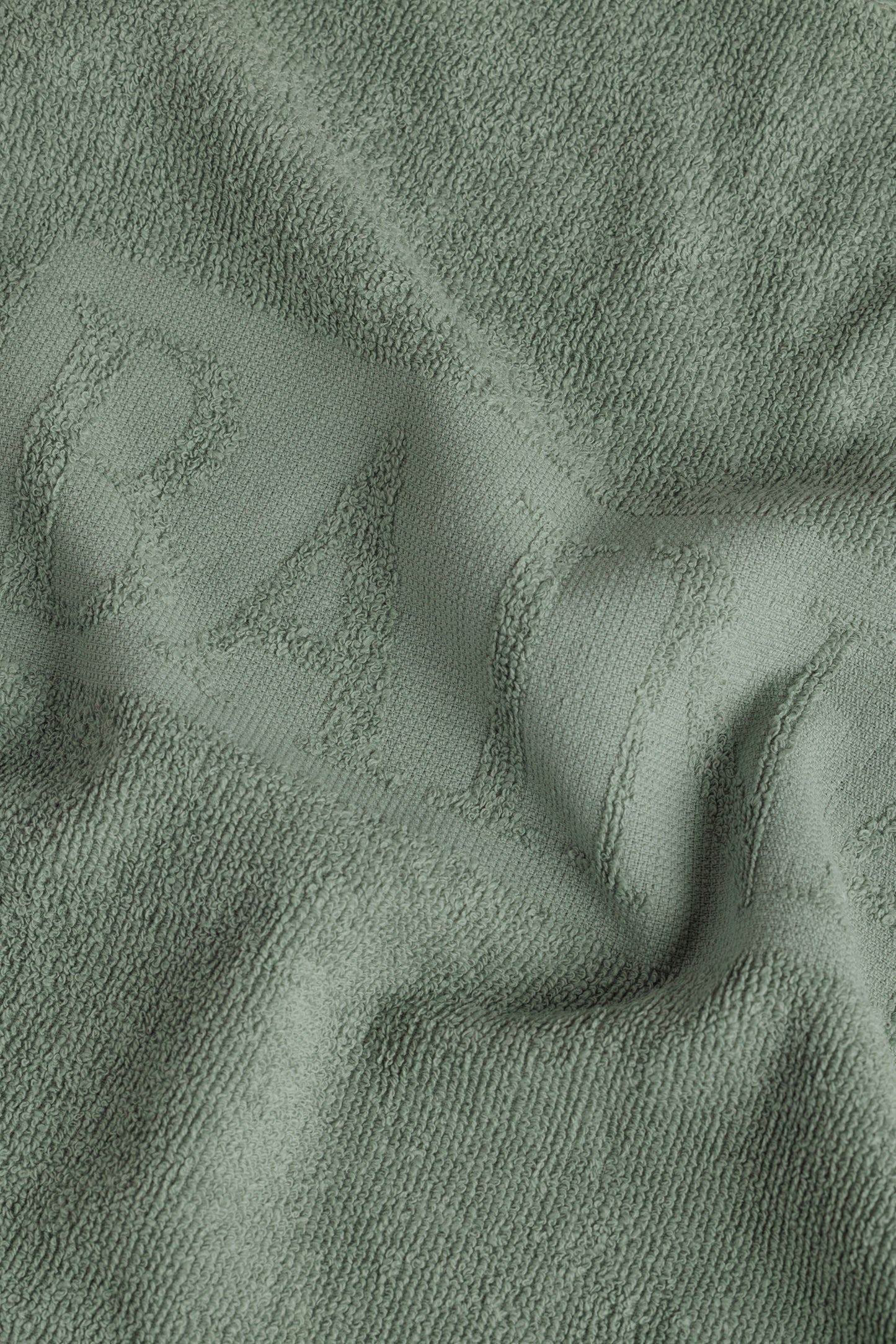 Agnes Face Cloth in Sage & Chalk