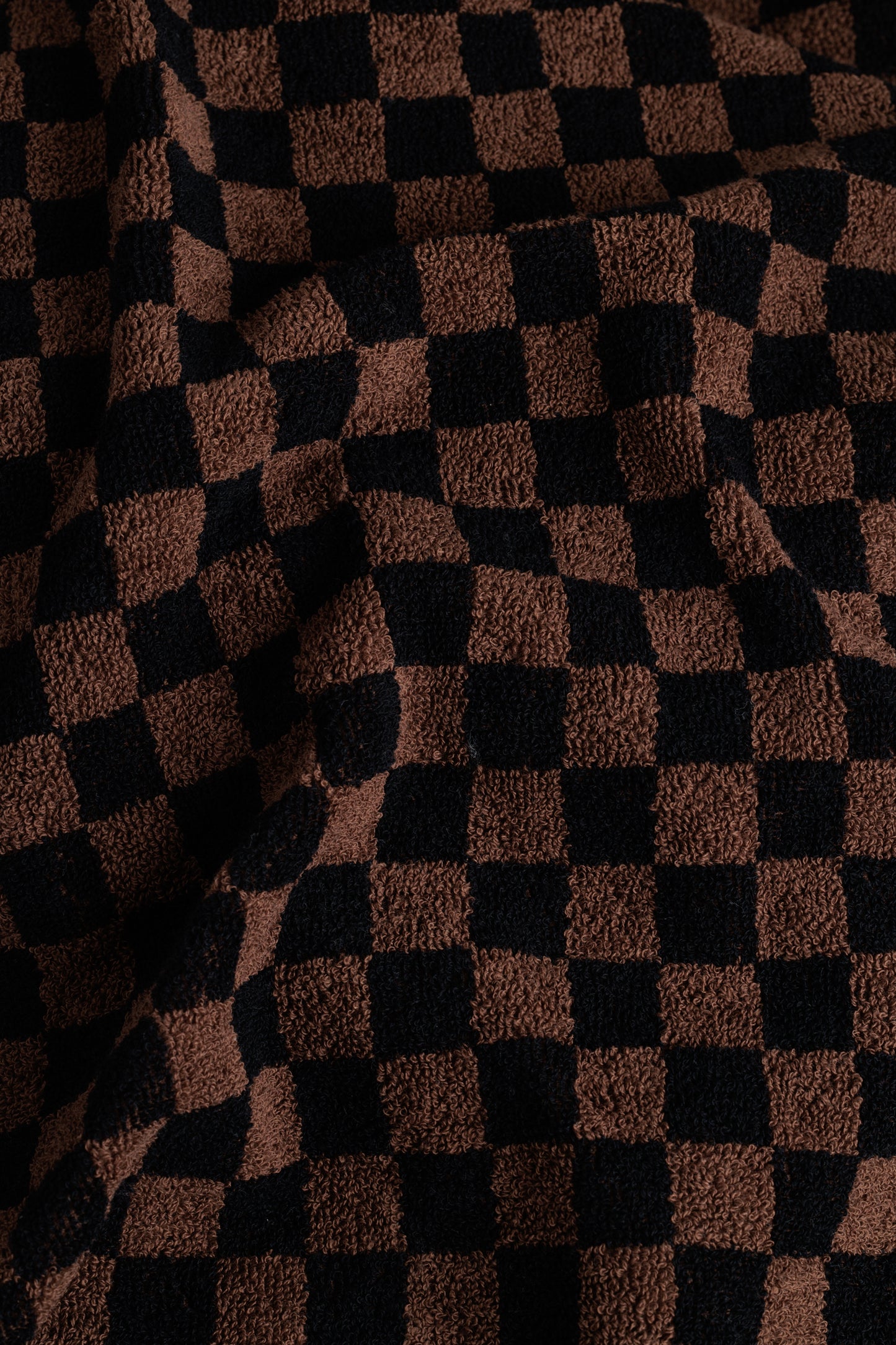 Josephine Hand Towel in Tabac & Noir