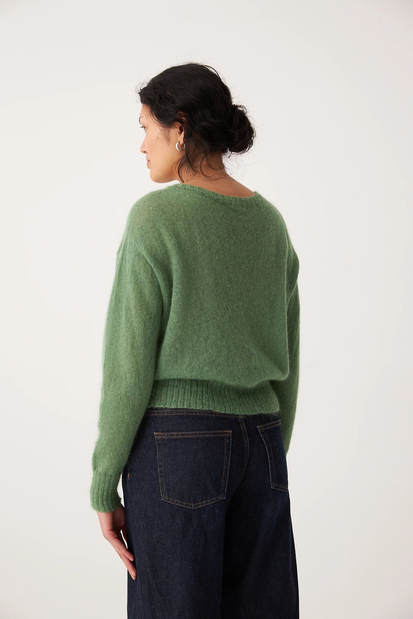 Fleur Cardigan in Clover