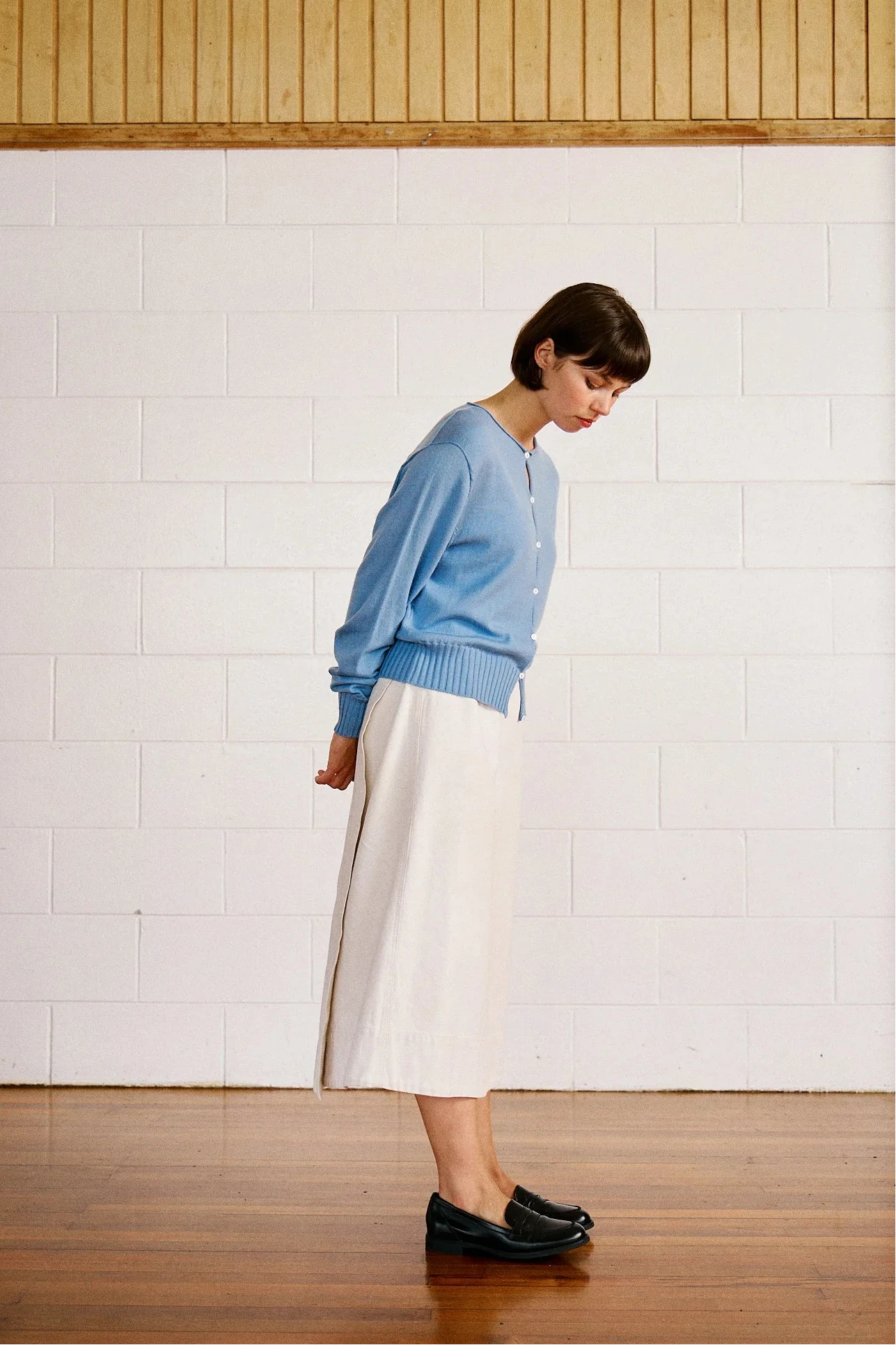 Anni Cardigan in Celeste Blue