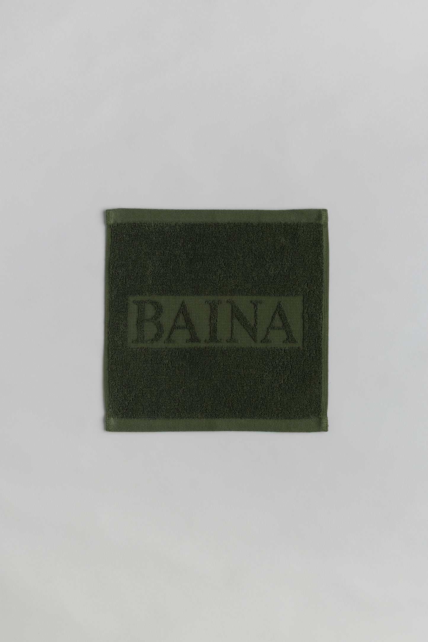 Agnes Face Cloth in Moss