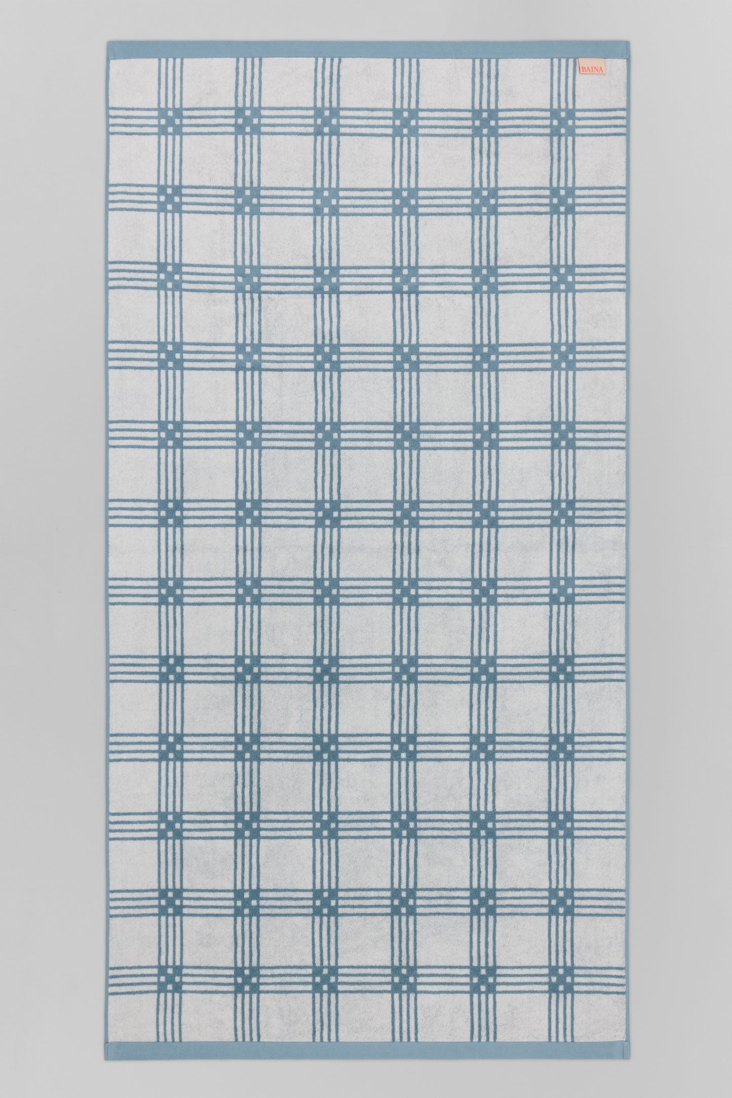 Frisa Pool Towel in Celeste & Chalk