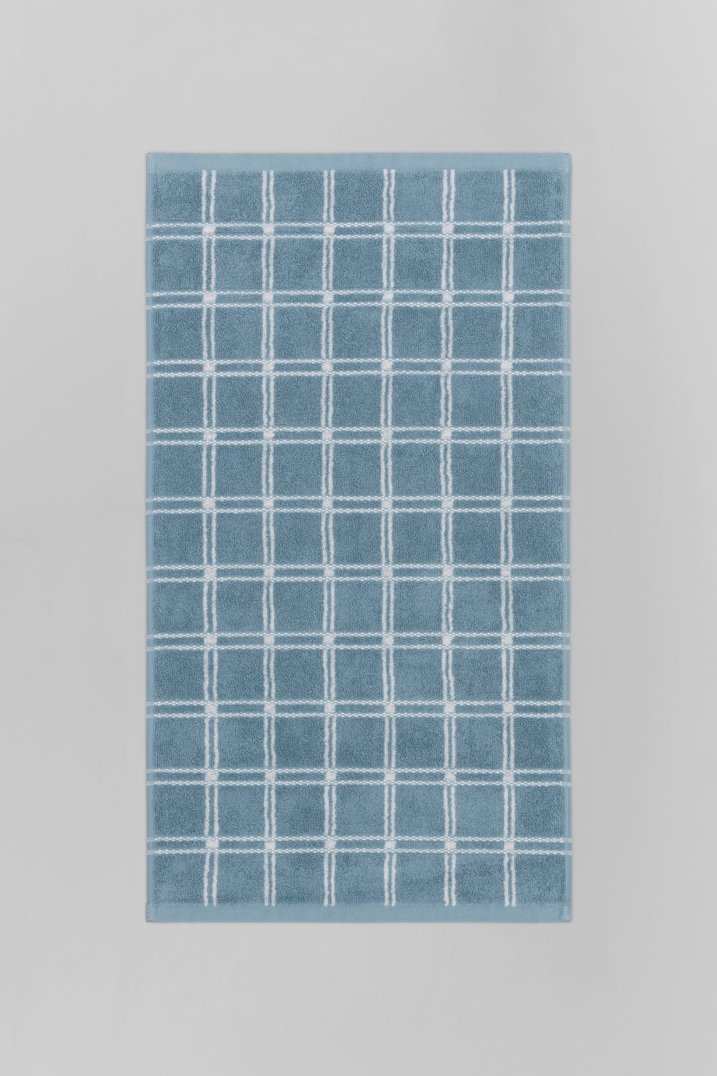 Ness Hand Towel in Celeste & Chalk