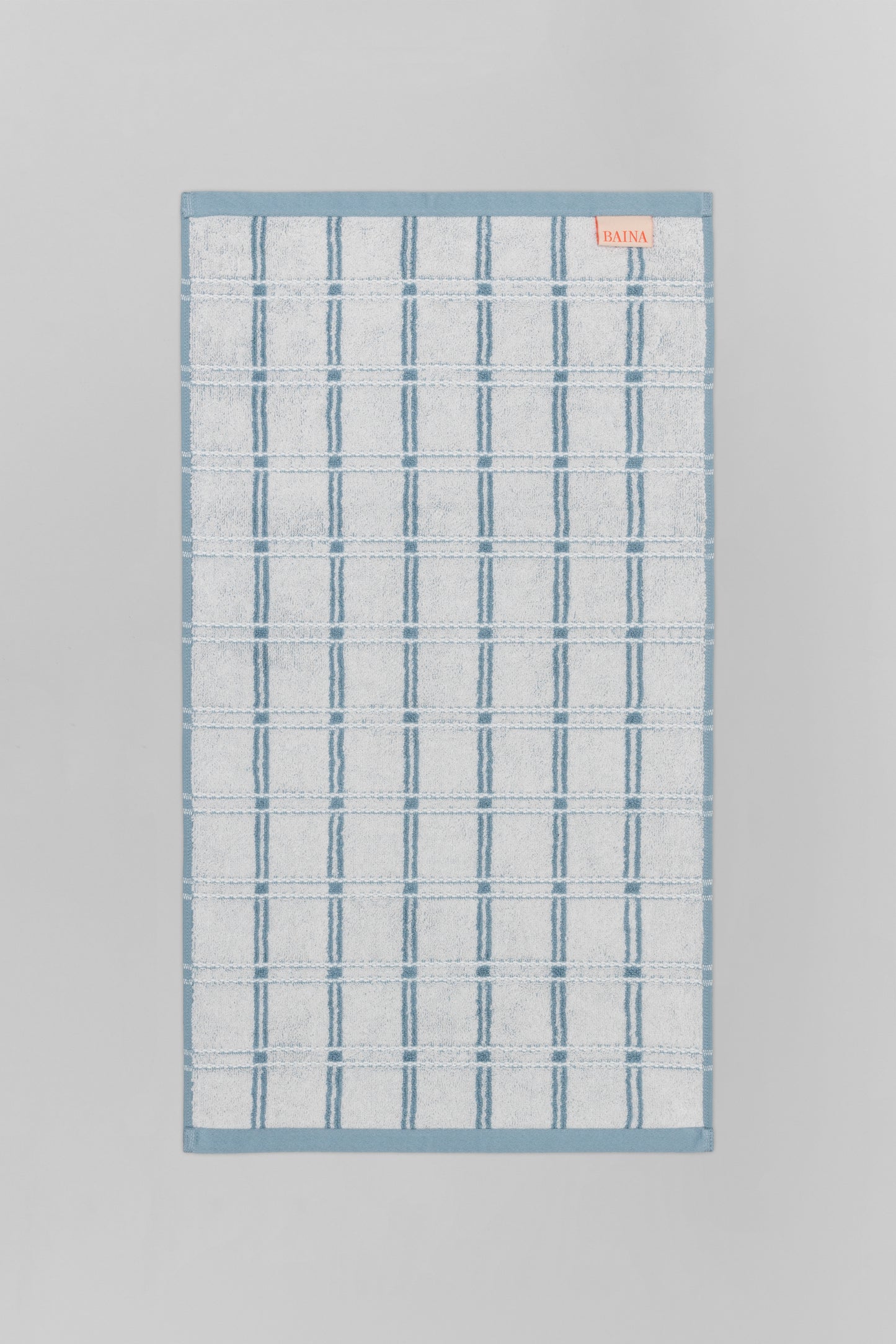 Ness Hand Towel in Celeste & Chalk