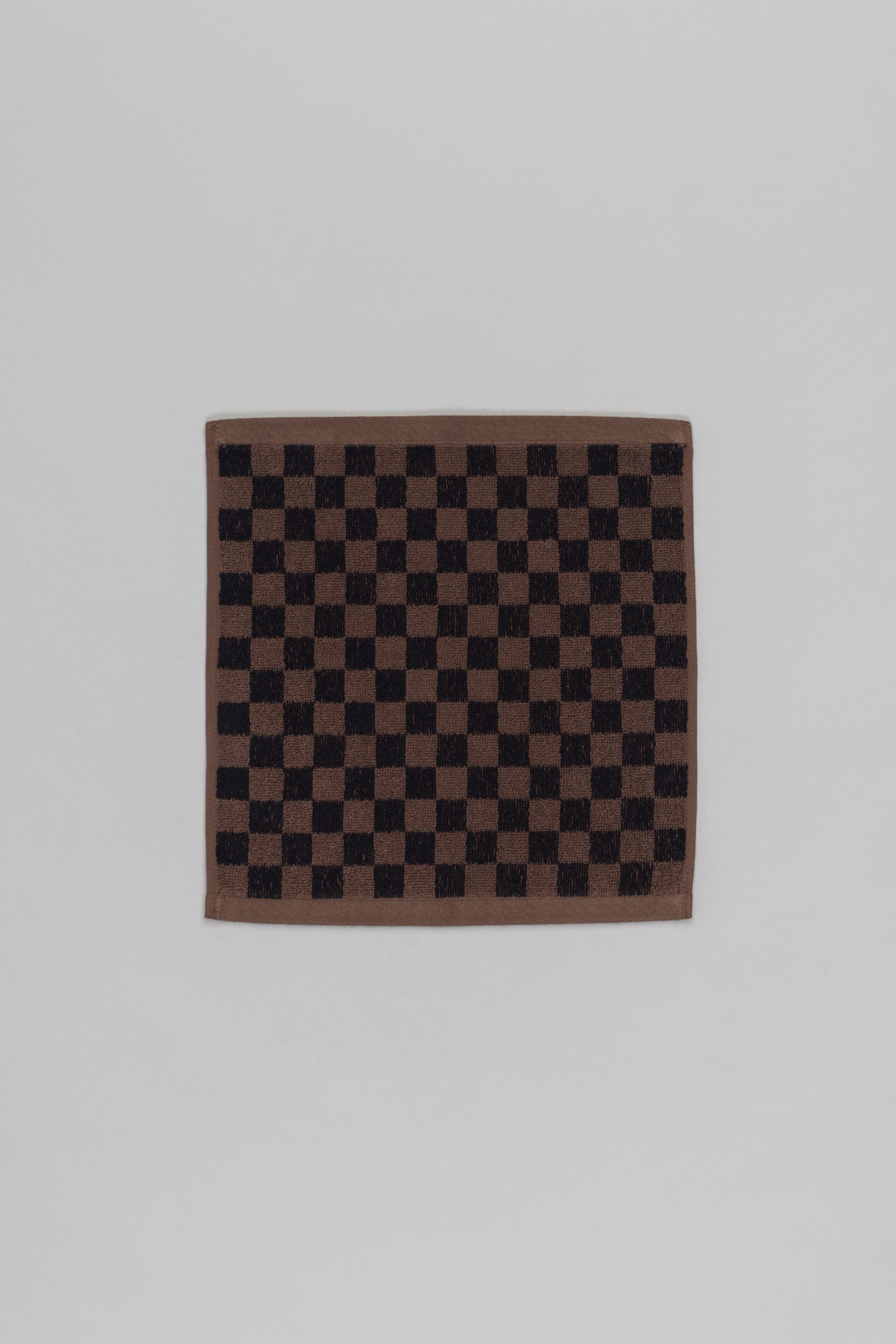 Quill Face Cloth in Tabac & Noir