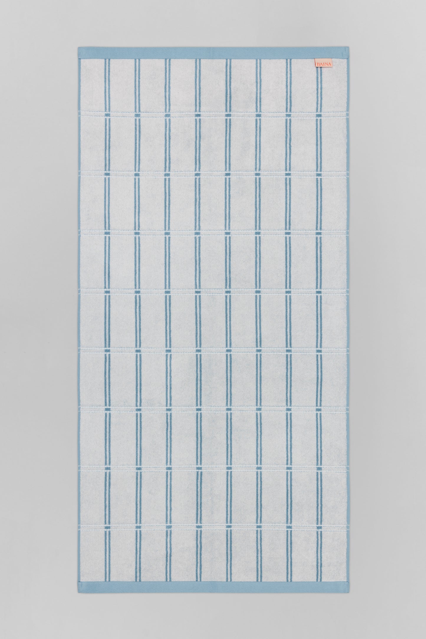 Sorn Bath Towel in Celeste & Chalk
