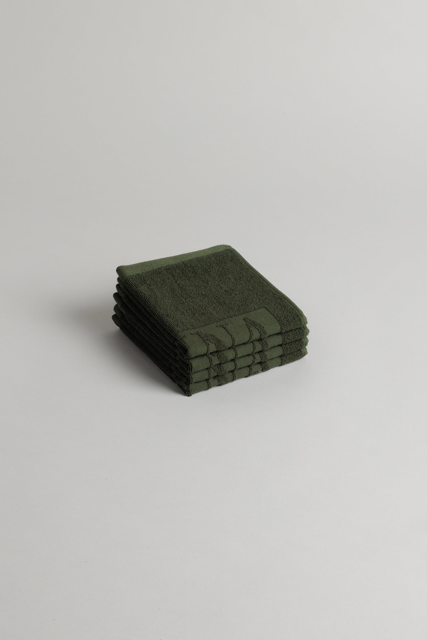 Agnes Face Cloth in Moss