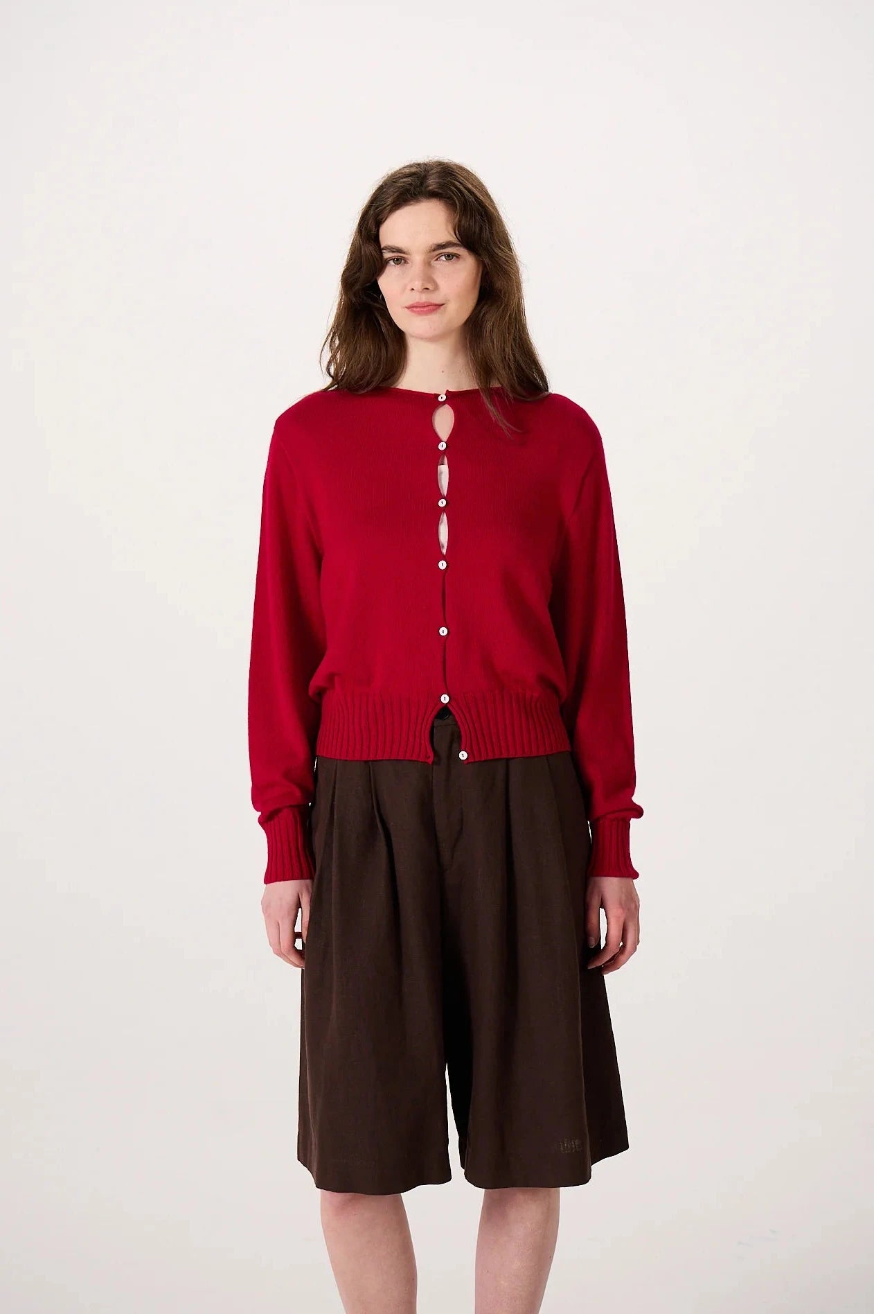 Anni Cardigan in Tamarillo