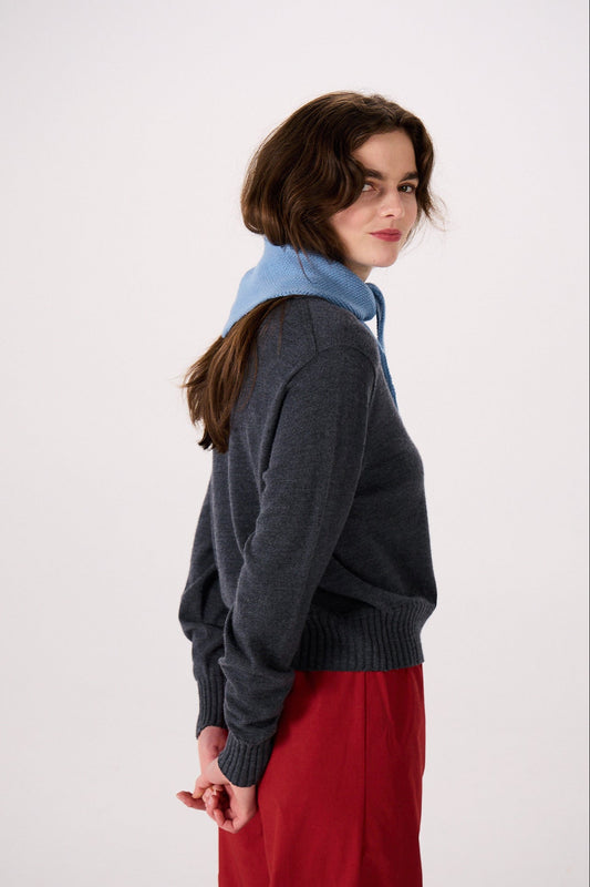Daisy Scarf in  Celeste Blue
