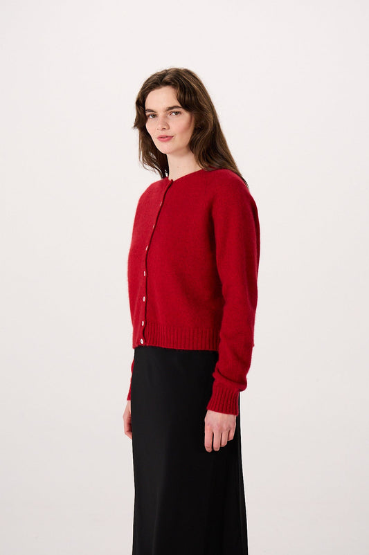 Dusk Cardigan in Poppy