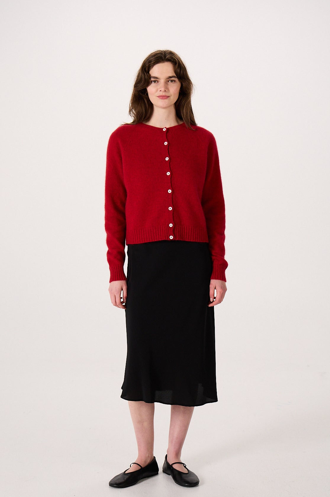 Dusk Cardigan in Poppy