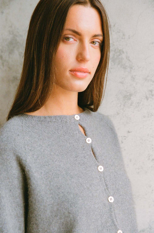 Dusk Cardigan in Granite