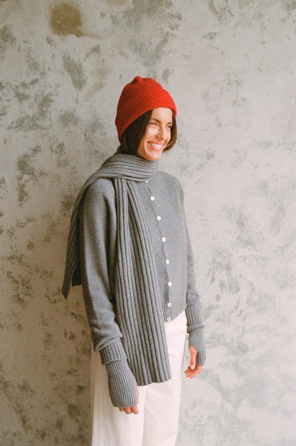 Dusk Cardigan in Granite