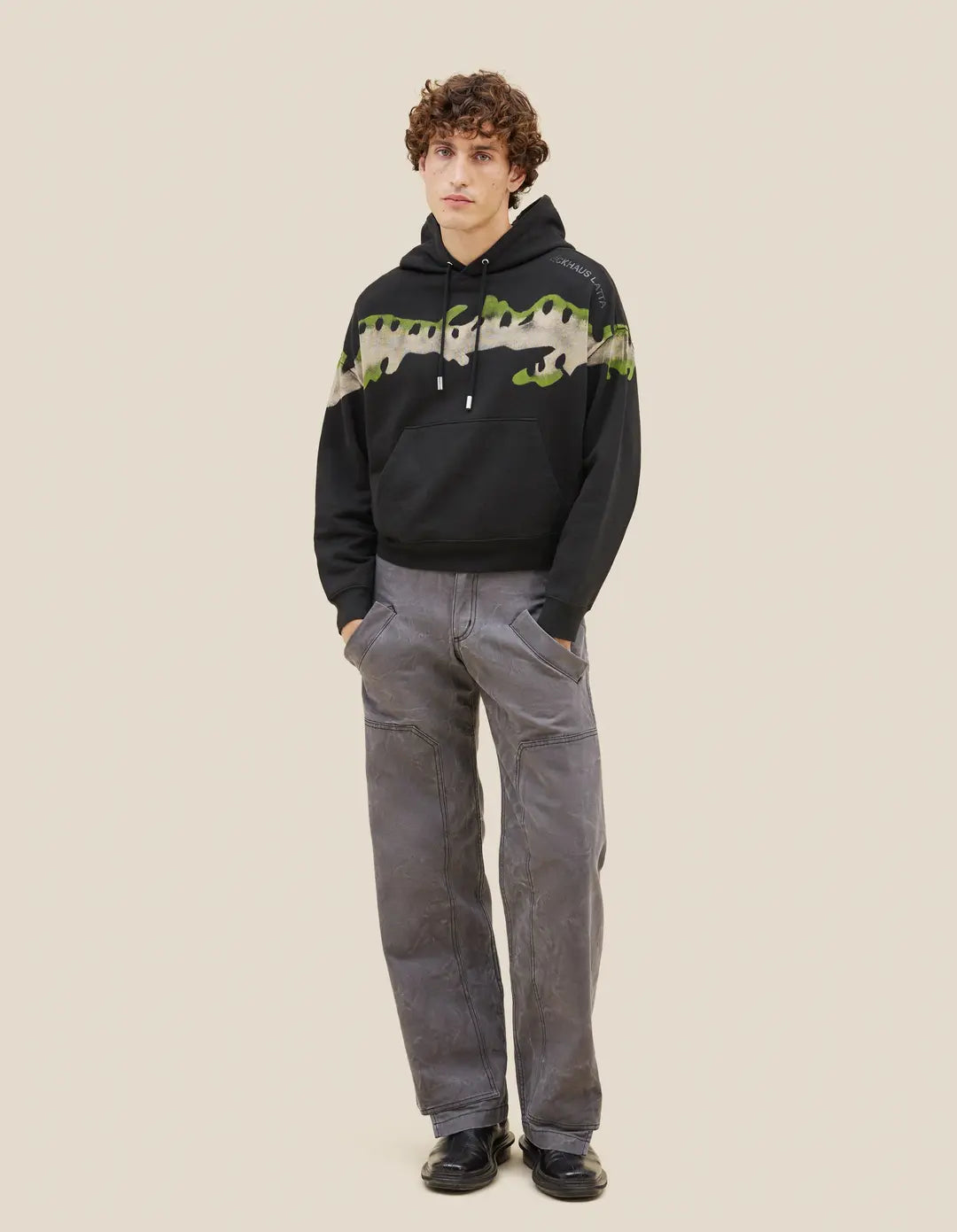 Hoodie in Kelp