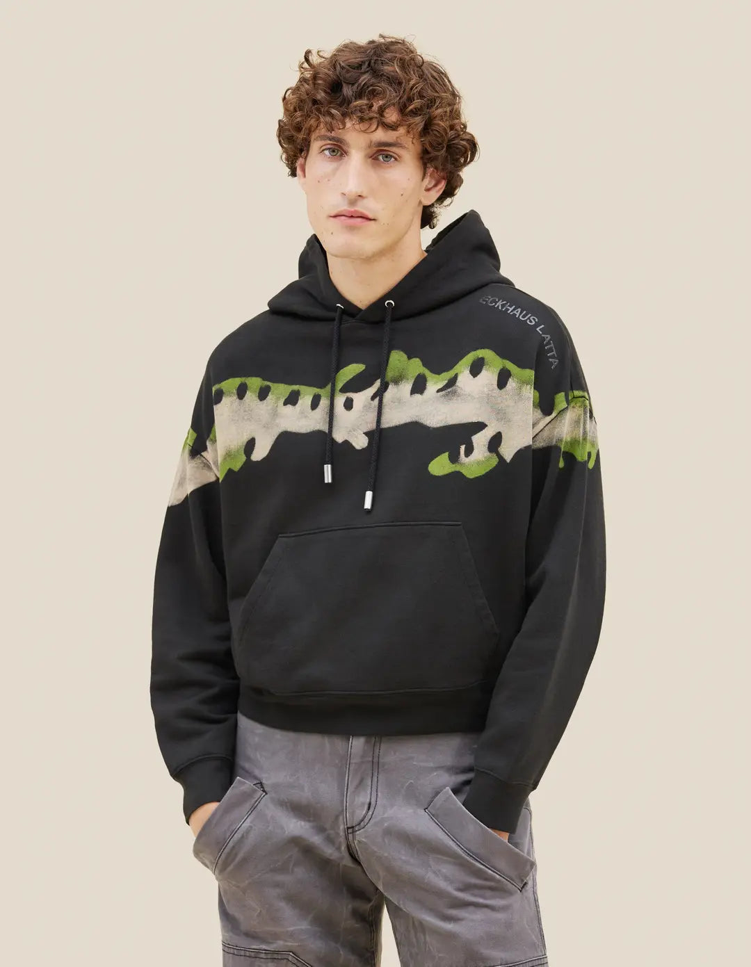 Hoodie in Kelp