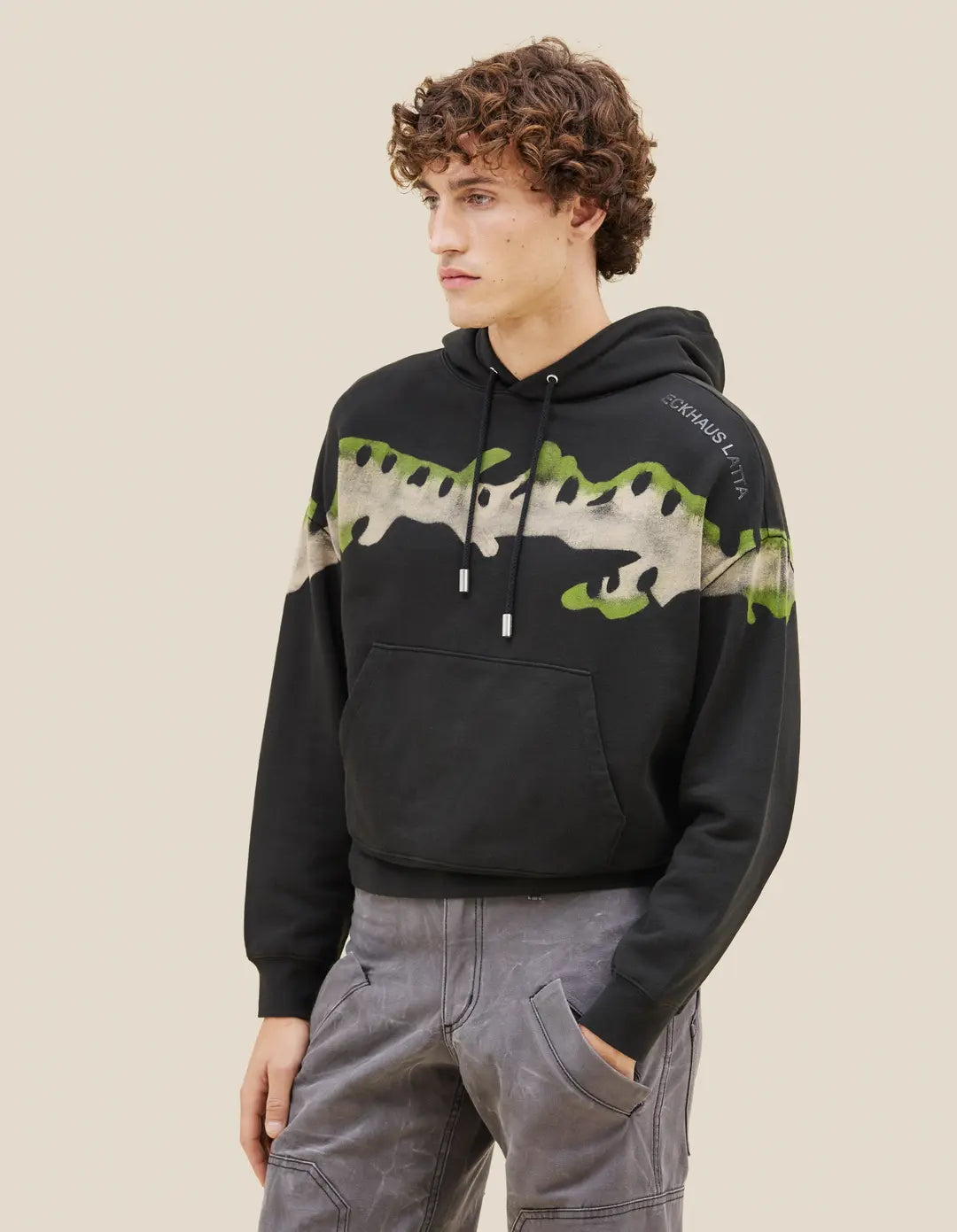 Hoodie in Kelp