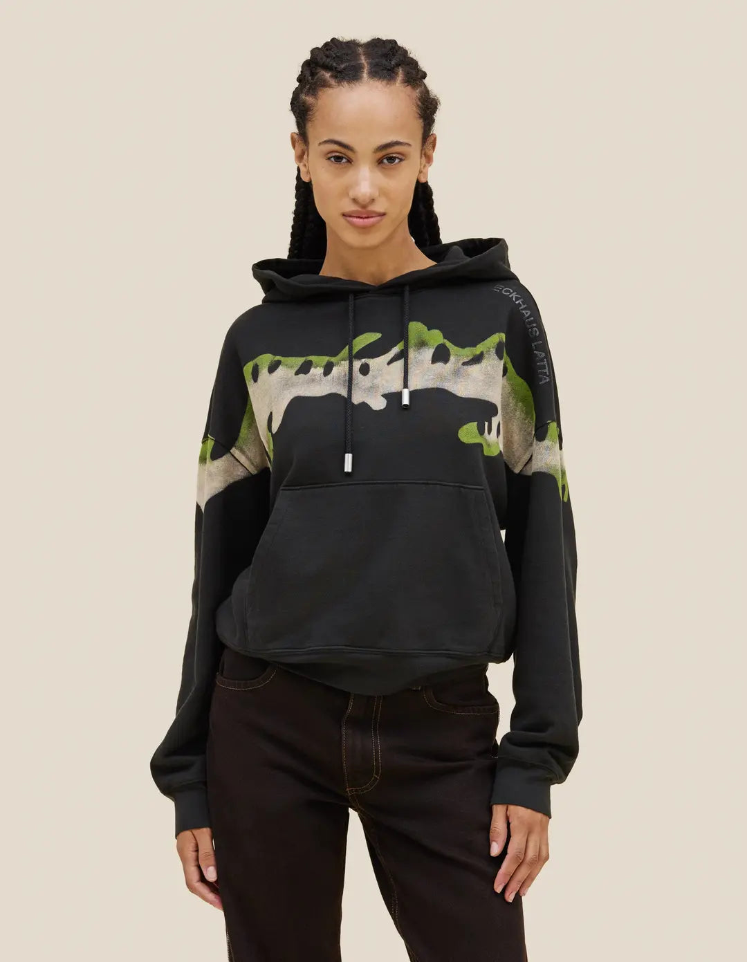 Hoodie in Kelp
