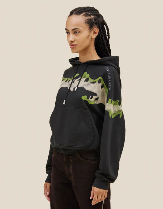 Hoodie in Kelp