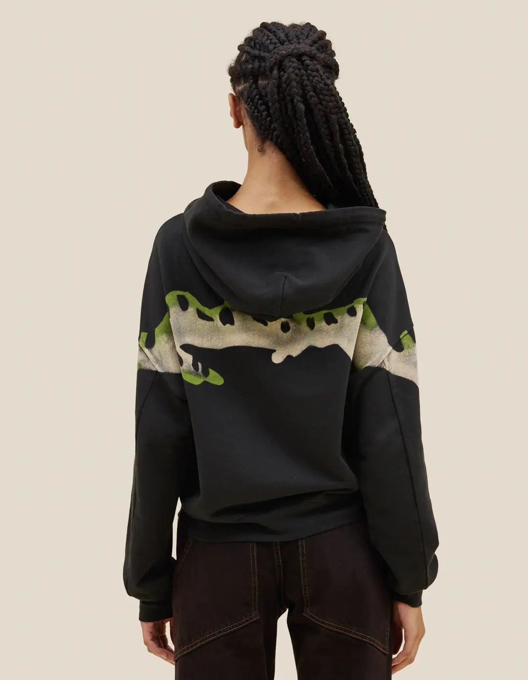 Hoodie in Kelp