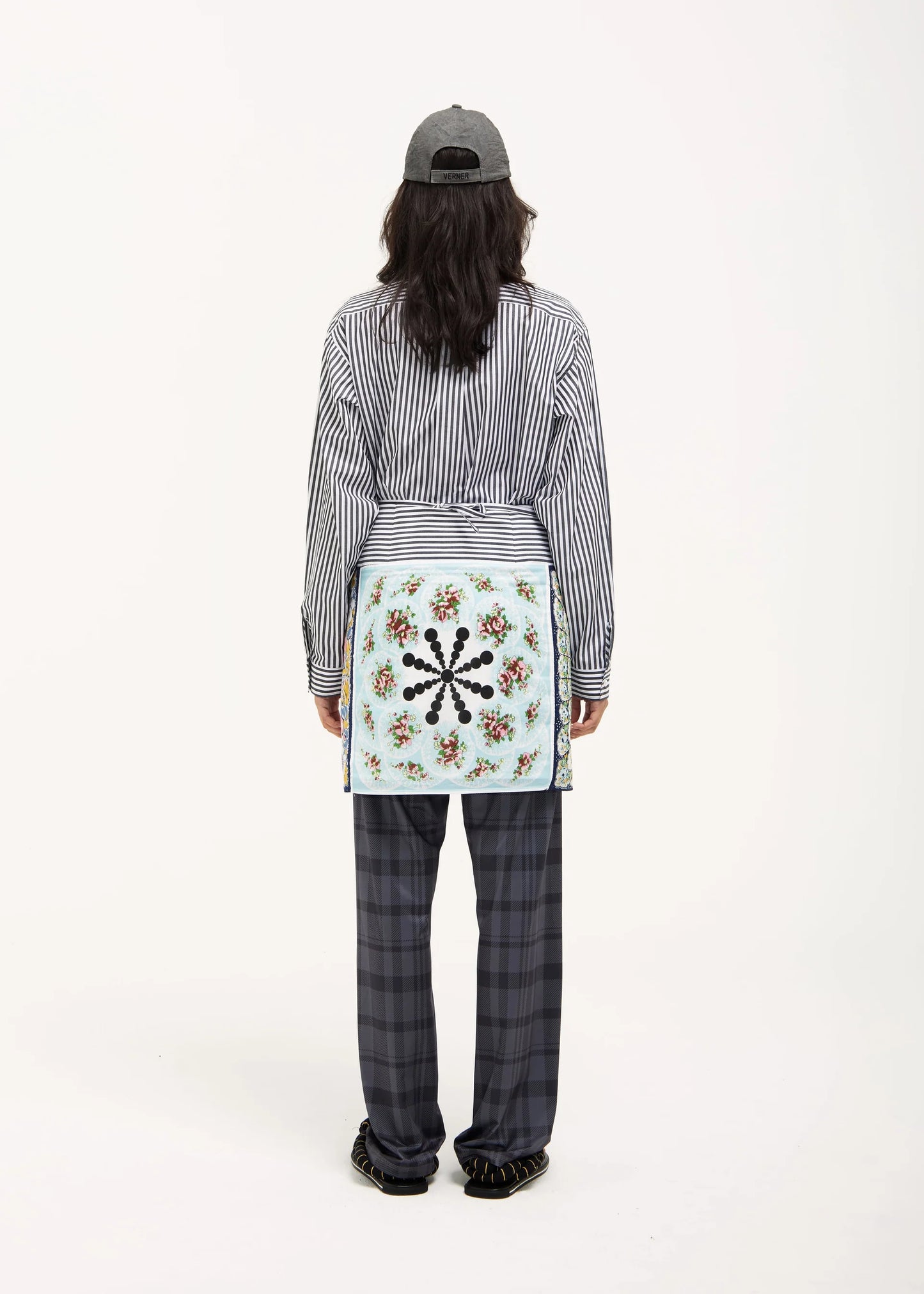 Handkerchief Sarong in Blue with Mixed Handkerchief Print