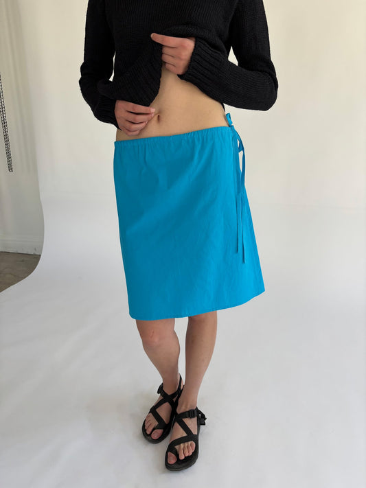 Straight Skirt in Turquoise