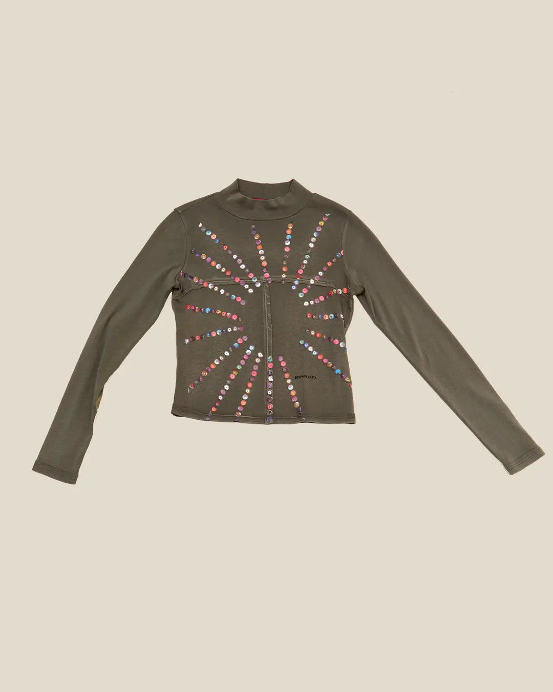 Baby Lapped Turtleneck in Flash