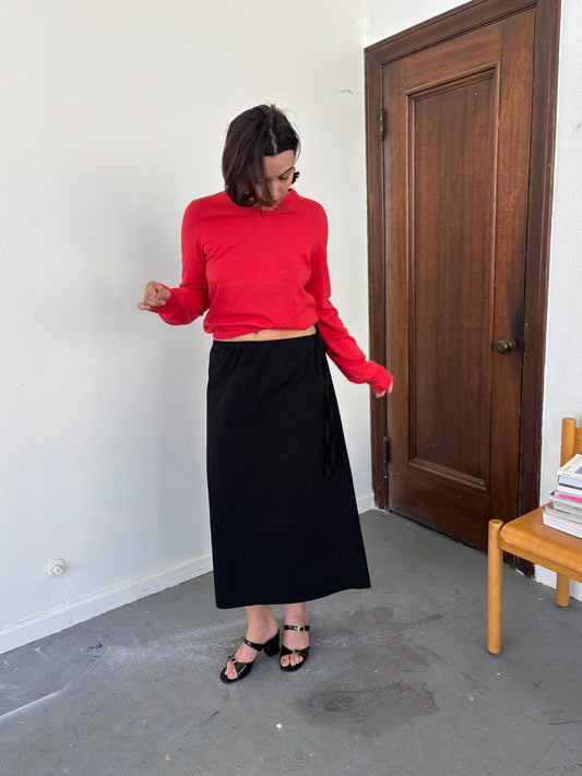 Column Skirt in Black