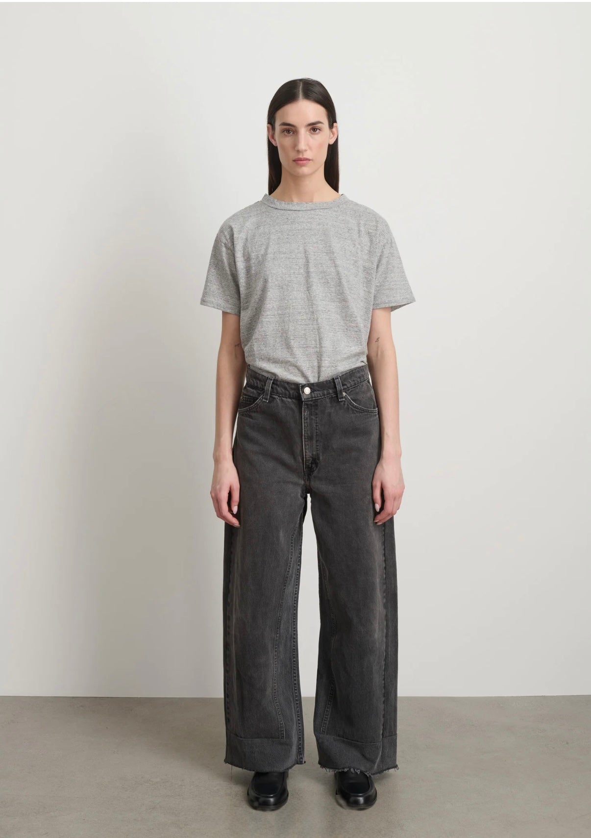 Reworked Vintage Culotte in Vintage Black