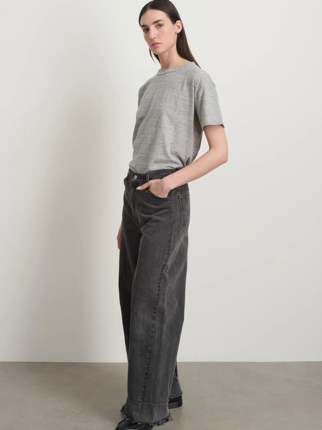 Reworked Vintage Culotte in Vintage Black