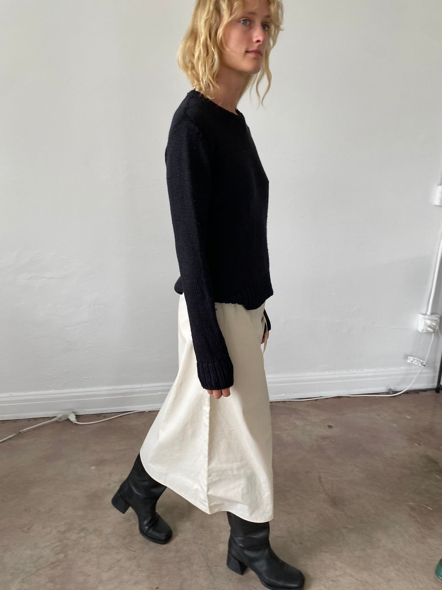 Column Skirt in Rice