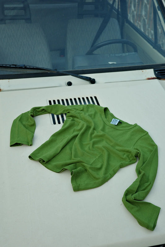 Longsleeve Mini Tee in Moss