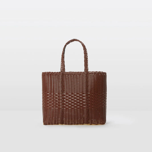 Lace Tote Small in Chocolate