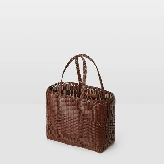 Lace Tote Small in Chocolate