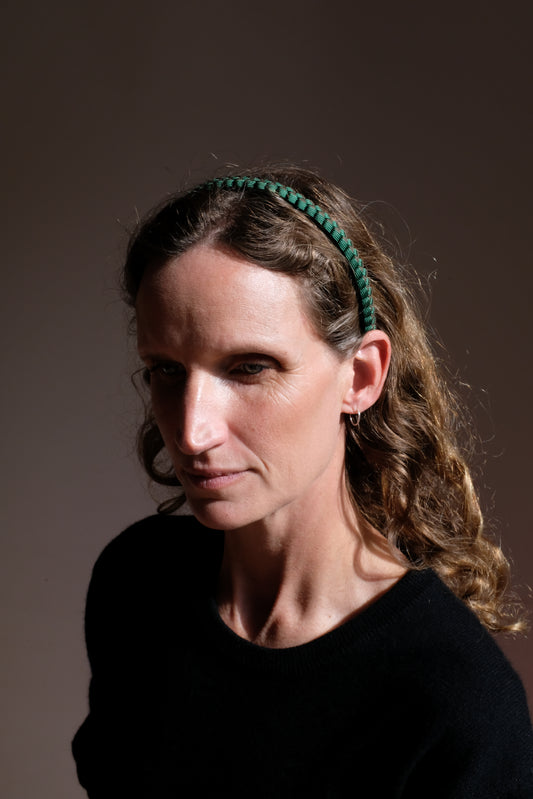 Braided Headband in Parsley/Olive