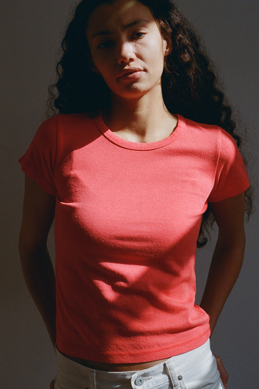Mini Tee in Tomato